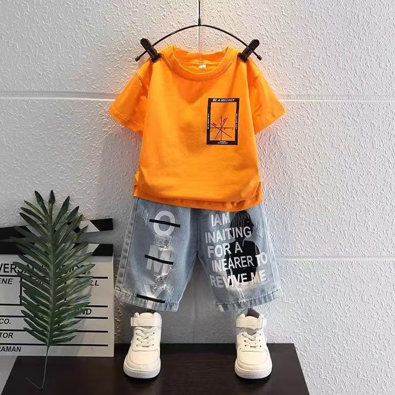 Boys Summer Cotton Clothing Set